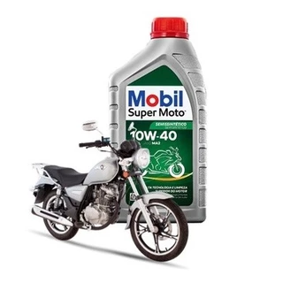 Kit Troca de Óleo Chopper Road 150 2018-2021 Mobil 4t 10w40 Mx Super Moto