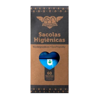 Sacolas Higienicas para Pets Lopetudos, Com 4 Rolos, LP-SH-C4R em Oferta na Shopee