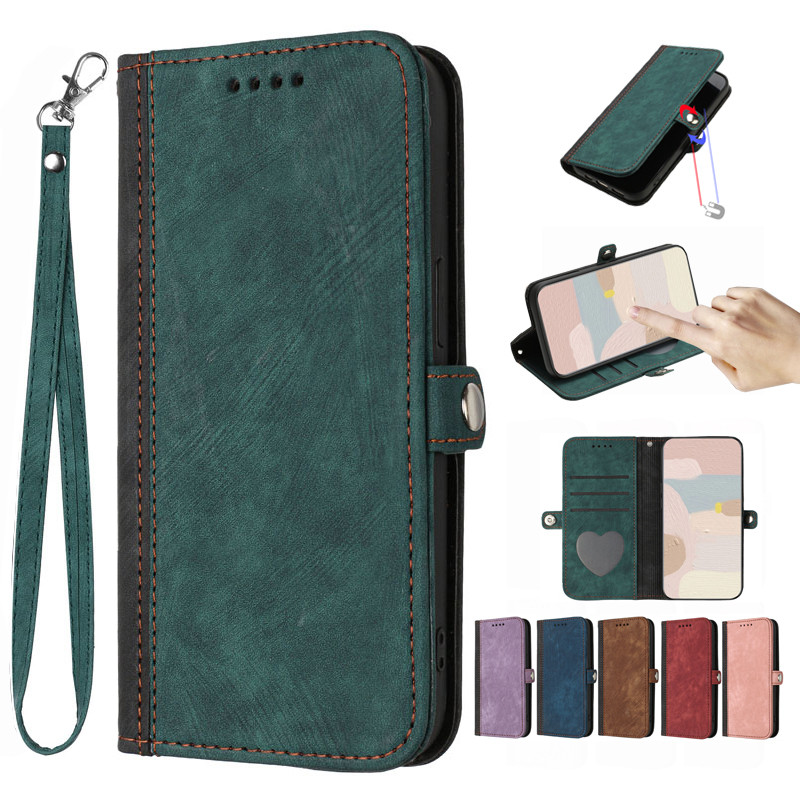 Custodia A Portafoglio Flip Per Moto Edge 40 Neo E13 E22 E32 E20 E30 - Foto 4