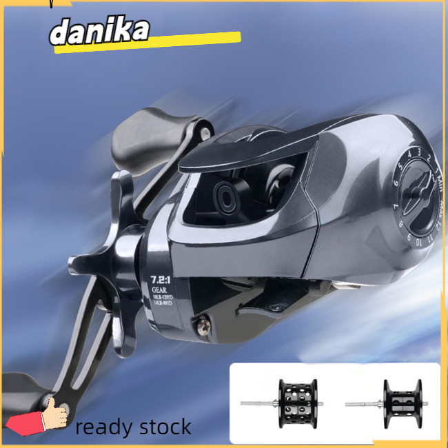 Danilo Carretilhas De Pesca Para Arremesso Equipamento Relação De Engrenagem Canhotos/Destros 7.2 : 1 Carretel De Fundiç