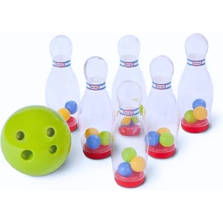 Brinquedo Jogo De Boliche Luminoso Infantil 6 Pinos - Castela