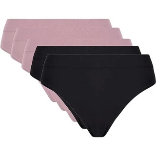 Kit 05 Calcinhas Clássica Feminino Loba Lupo Original Sem Costura Super Comfortável P ao GG