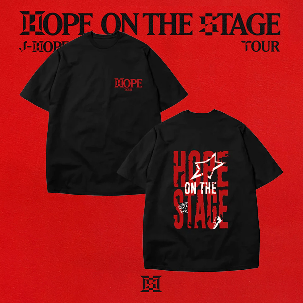 CAMISETA 100% ALGODÃO J HOPE KPOP J-HOPE Merch ON THE STAGE TOUR