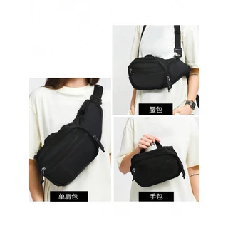 Masculinos Carta Gráfica Fivela De Liberação Detalhe Bolsa De Peitoral Saco De Tiracolo em Oferta na Shopee