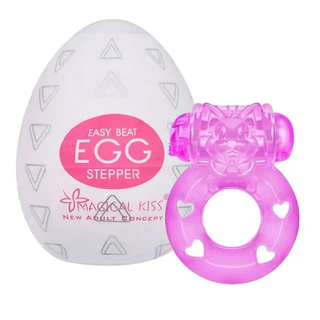 KIT Egg Ovo Masturbador Masculino + Anel Vibrador Peniano Sex Shop
