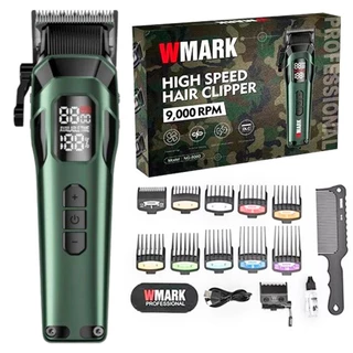 Maquina de Corte Cabelo Wmark NG 8080 Sem Fio Display LCD