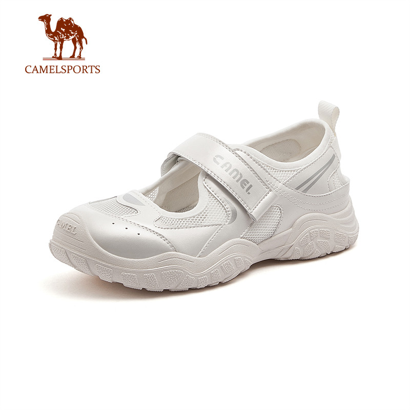 ルルメリー　スロー CAMEL SPORTS Sapatos Mary Jane Com Sola Grossa E Aumento De Altura