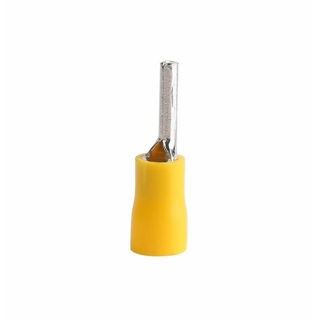 100 Pçs Terminal Tubular Agulha Pino Isolado 6mm - 13mm | Shopee Brasil