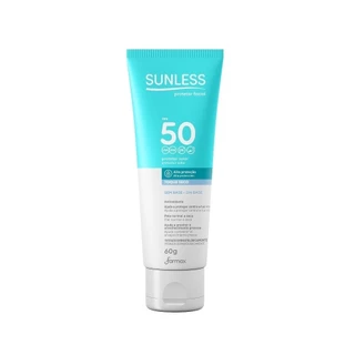 Protetor Facial Sunless FPS50 60g em Oferta na Shopee