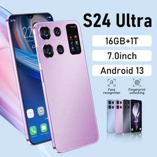 Novo Galaxy S24 Ultra 12GB RAM 512GB ROM Smartphone 7.3 HD 5G cartão duplo Android 14 Snapdragon 8 Gen 3 versão Global