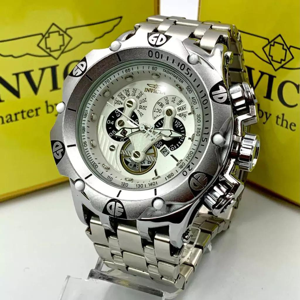 Invicta Hibrid Aero Man Prata + CAIXA DE BRINDE | Shopee Brasil