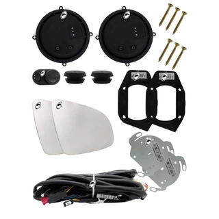 Kit Retrovisor Elétrico Simples Corsa Classic 1996 em diante Tragial