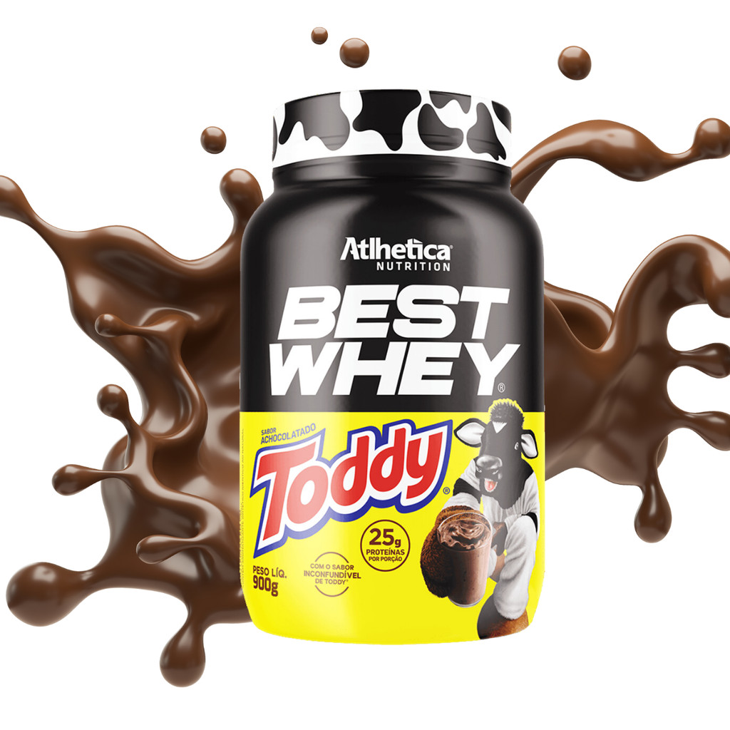 Whey Best Whey Atlhetica Toddy 900g - O Whey Mais Gostoso! | Shopee Brasil