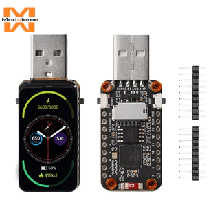 ESP32-S3 Placa De Desenvolvimento WIFI Bluetooth Com Tela LCD De 1.47 Polegadas Contas De LED Coloridas RGB