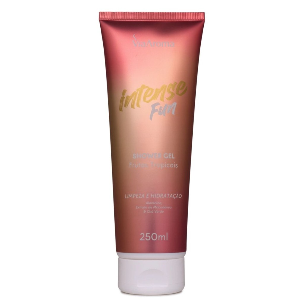 Shower Gel Desodorante Intense Fun Via Aroma 250ml | Shopee Brasil