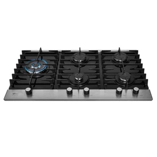 Cooktop Fischer Platinium 5 Bocas Vidro Preto Tripla Chama Bivolt 33810-92122 em Oferta na Shopee