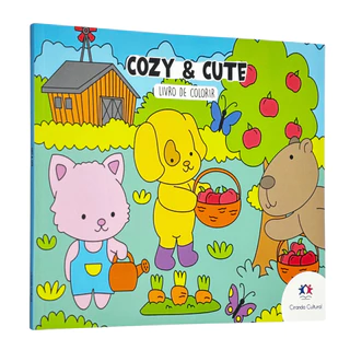 Cozy and Cute - Estilo Bobbie Goods Comfy E Cozy Books - Livro Físico Para Colorir em Oferta na Shopee