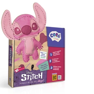 Boneco De Feltro Disney Stitch Angel 3302 - Toyster