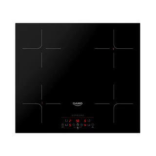 Cooktop de Indução Dako Supreme 4 Bocas com Trava de Segurança Preto - 220V