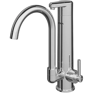 Torneira Mesa Bica Móvel Purificador Lagune Vitalité Cromado - Viqua
