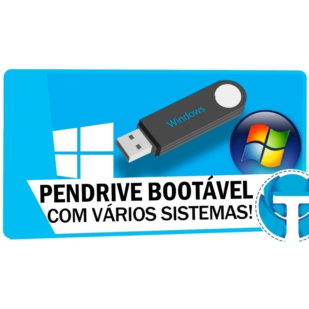 Super PenDrive Bootavel 4X em 1 Windows 7, 8.1, 10, 11 + Office /16/21 ...