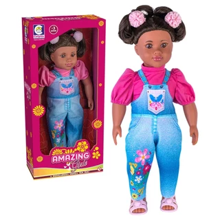 Boneca Amazing Girls Com Macacão 46cm 2826 - Cotiplás