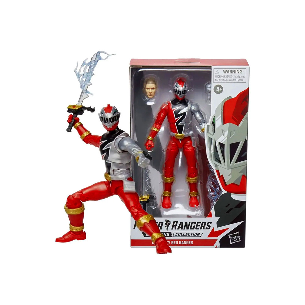 Boneco Power Rangers Vermelho Lightning Dino Fury F4503 Hasbro | Shopee ...