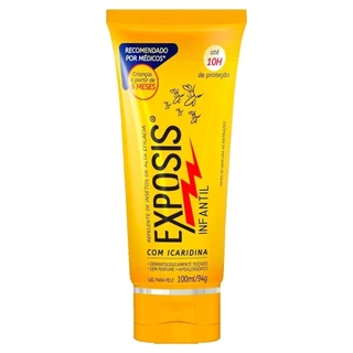 Repelente de Insetos Exposis Infantil Gel 100ml em Oferta na Shopee