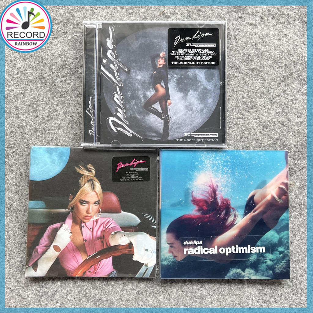 Dua Lipa Radical & Future Nostalgia & Moonlight Edition Original 3 ...
