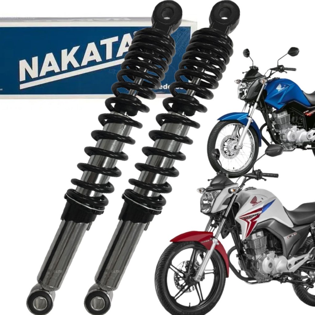 Par Amortecedor Cg Titan Fan 150 160 2004 à 2023 Original Nakata