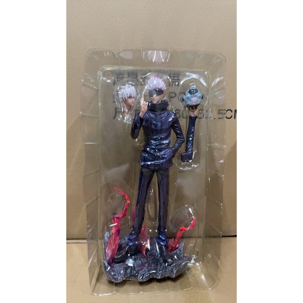 Figura De Ação Em Pvc De 33 Cm Lx Jujutsu Kaisen Gojo Satoru Com 2