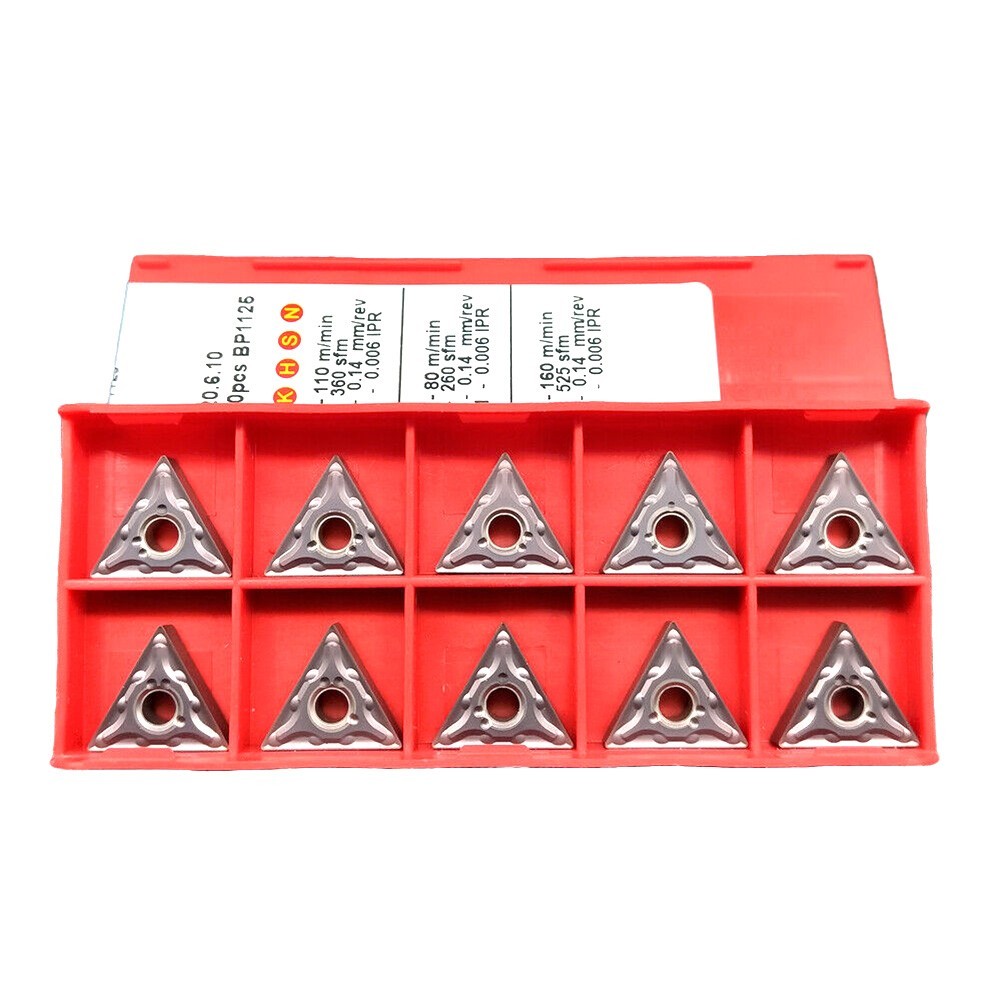 10 Stück TNMG160404 R-VF Hartmetall-Wendeplatten Für Drehbänke – Ideal Für Edelstahlbearbeitung