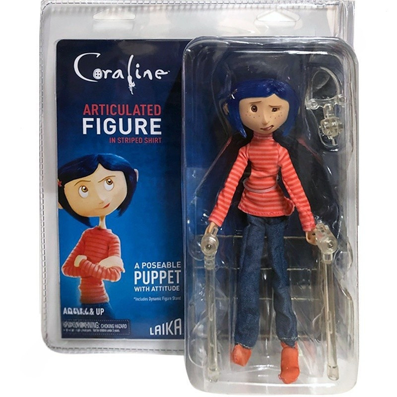 Neca Coraline & Secret Door Can Change Clothes Animation Doll