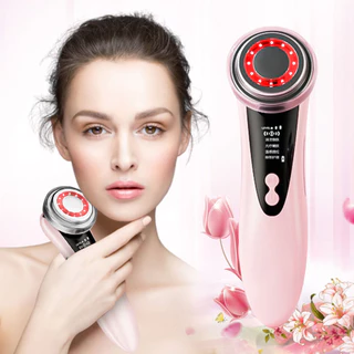 Ems Massageador Facial De Levantamento Facial Anti-Idade Com Led De Sônica / Da Pele Facial