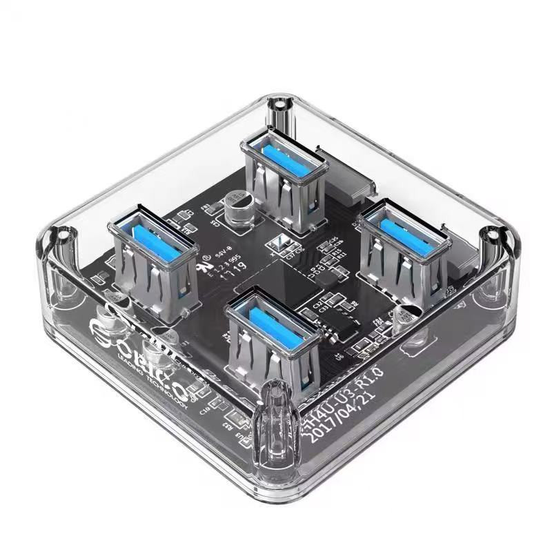 Hub USB Transparente 4 Portas USB 3.0 Knup | Shopee Brasil
