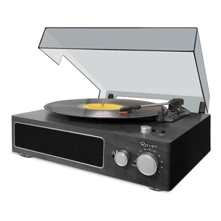 Vitrola Studio Ebony Black Bluetooth e Usb Raveo
