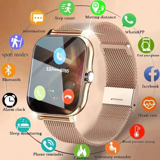 Xiaomi Relógio Inteligente Para Homens Mulheres Tela De Toque Completa Esporte Relógios De Fitness Bluetooth Chamada Dig