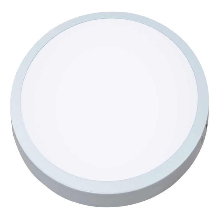 Painel Plafon Led Alumínio 18w Redondo Sobrepor 6500k Branca