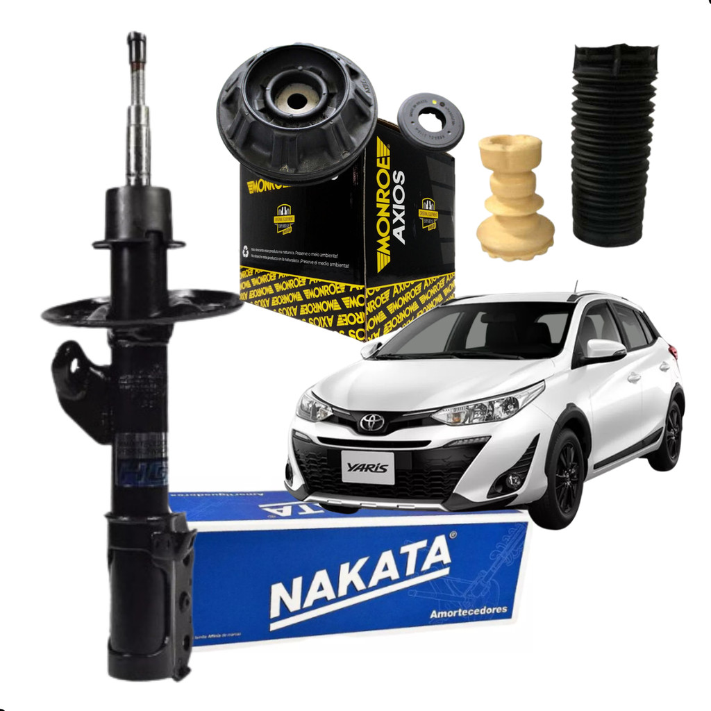 Amortecedor Dianteiro Toyota Yaris 18 19 20+Coxim Axios+Kit | Shopee Brasil