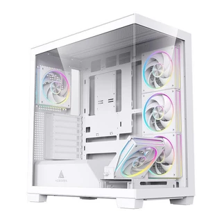 Gabinete Gamer Acegeek Nebula, Mid-Tower, Lateral de Vidro, Branco, AG-NEBULA-WH em Oferta na Shopee