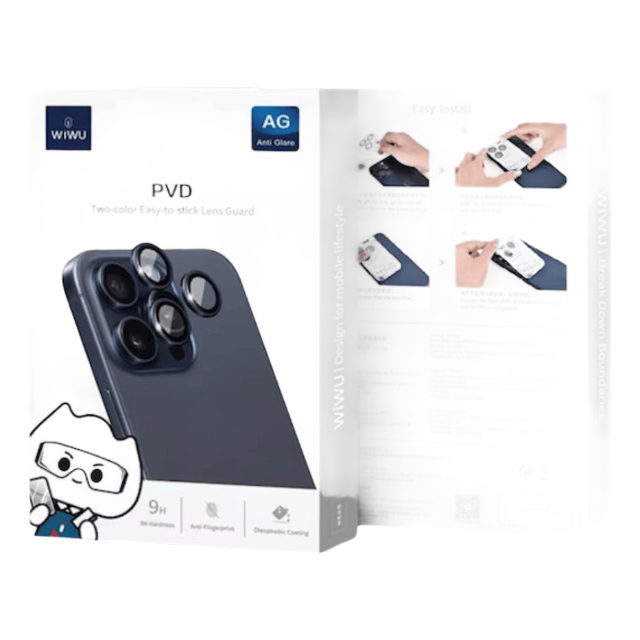Película Wiwu De Câmera Pvd Ip16 Pro/pro Max Preto 7601 | Shopee Brasil