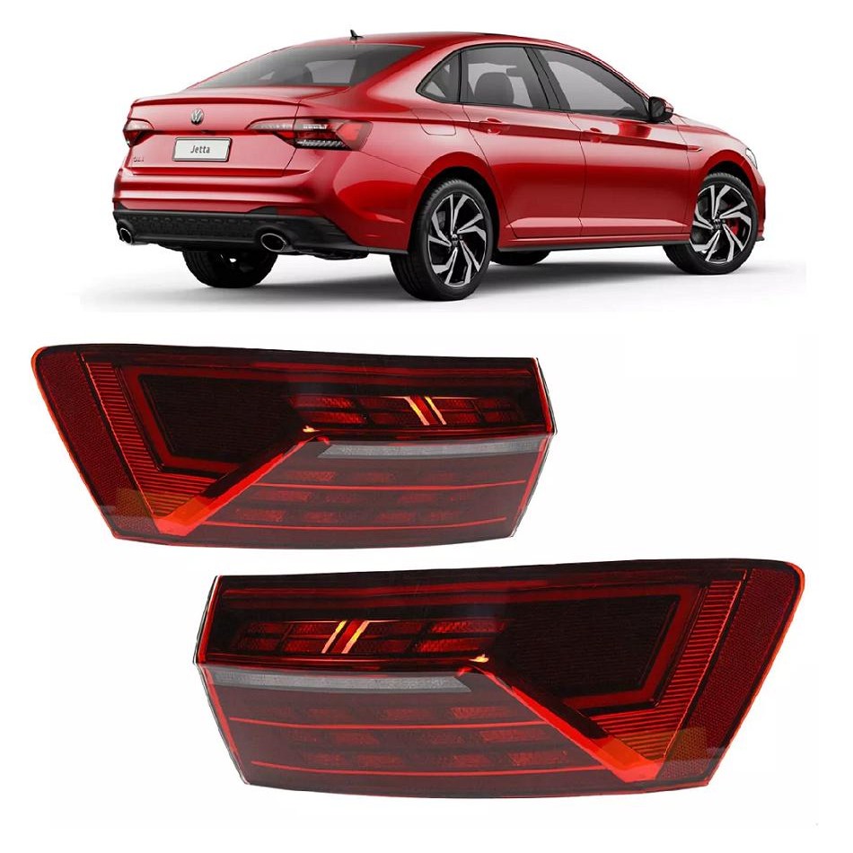 Par Lanterna Traseira Jetta Canto LED 2019 2020 2021 A 2024 | Shopee Brasil