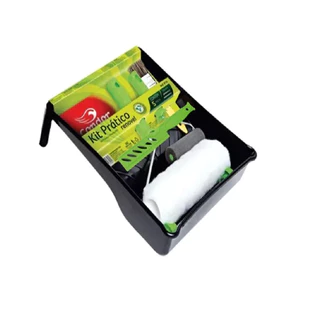 Kit Pintura Condor c/ Trincha Rolo Bandeja Cabo Misturador