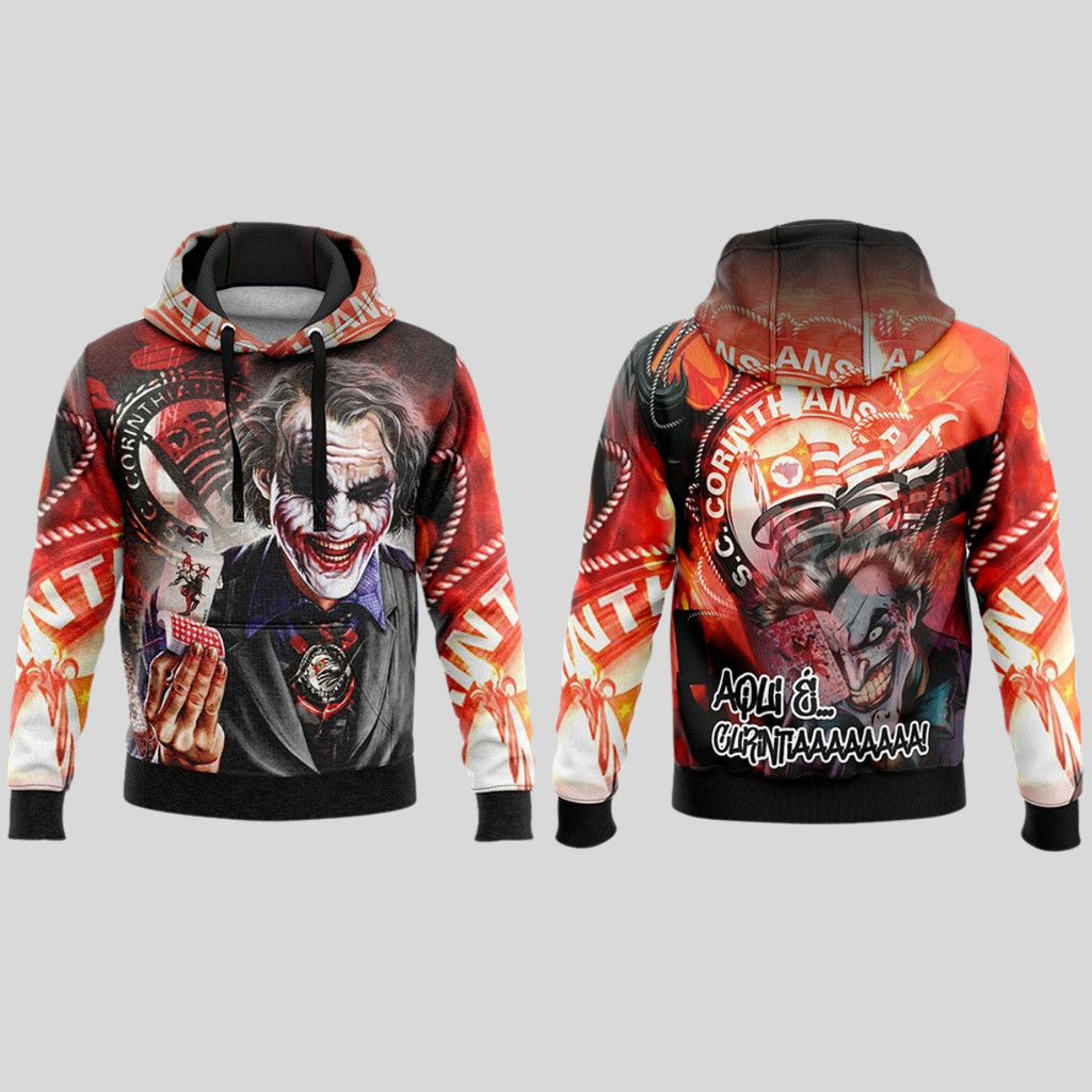 Moletom 2025 Blusa De Frio Da Arlequina E Coringa Blusa Da