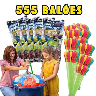 Kit 111/222/333/444/555 Balão de Água Guerra de Bexiga Splash Ball Pacotes com 111