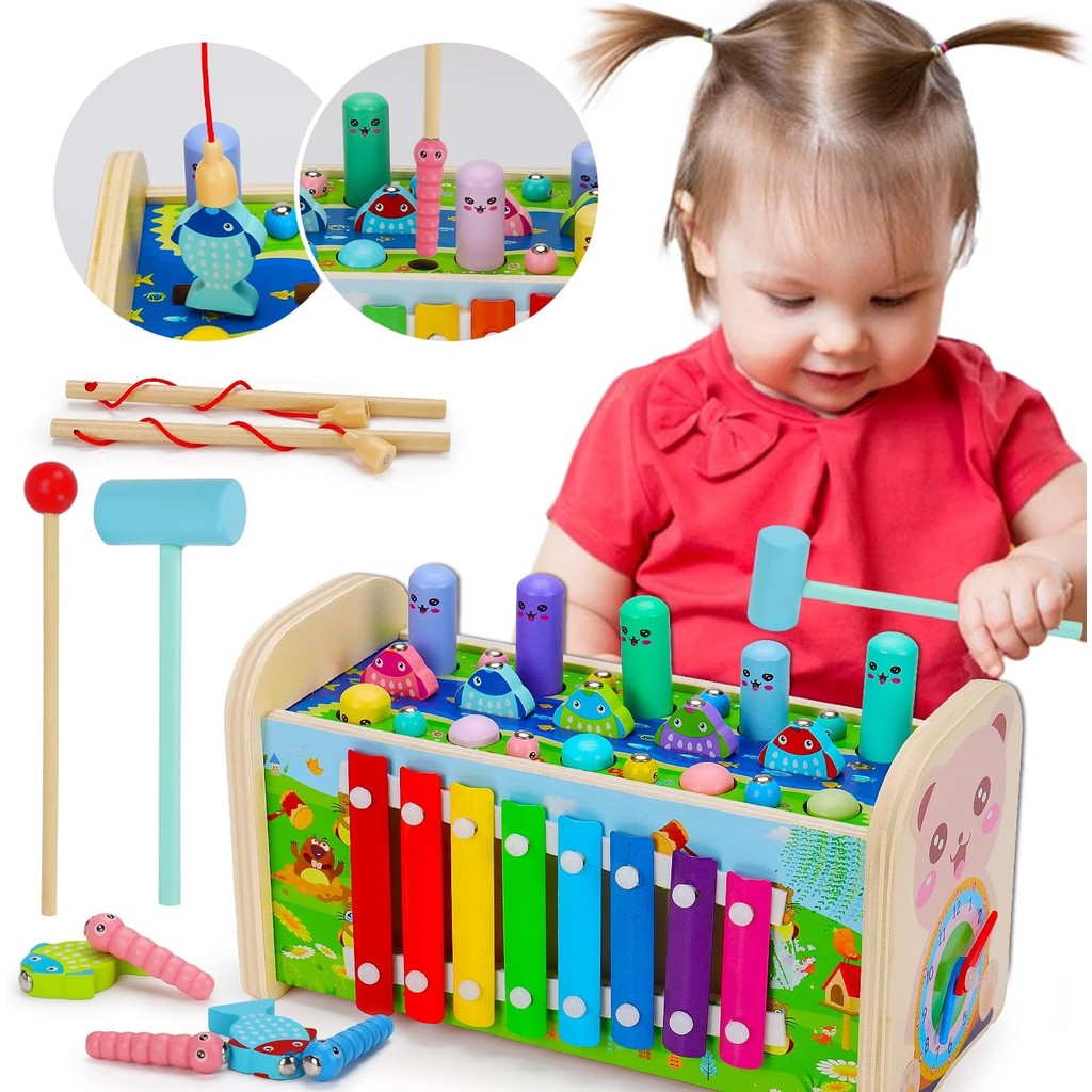 Brinquedos Educativos Montessori De Madeira Para 1 Ano De Idade 2 3 ...