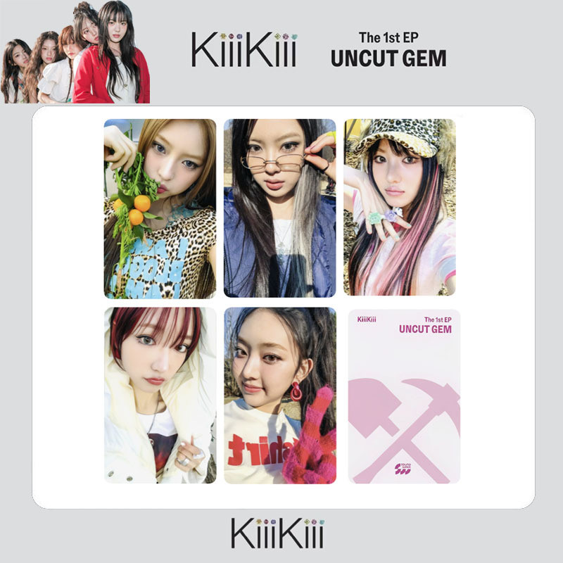 5-8pcs KIIIKIII UNCUT GEM Alumb WM SW MS Lomo Cartões Eu Dome