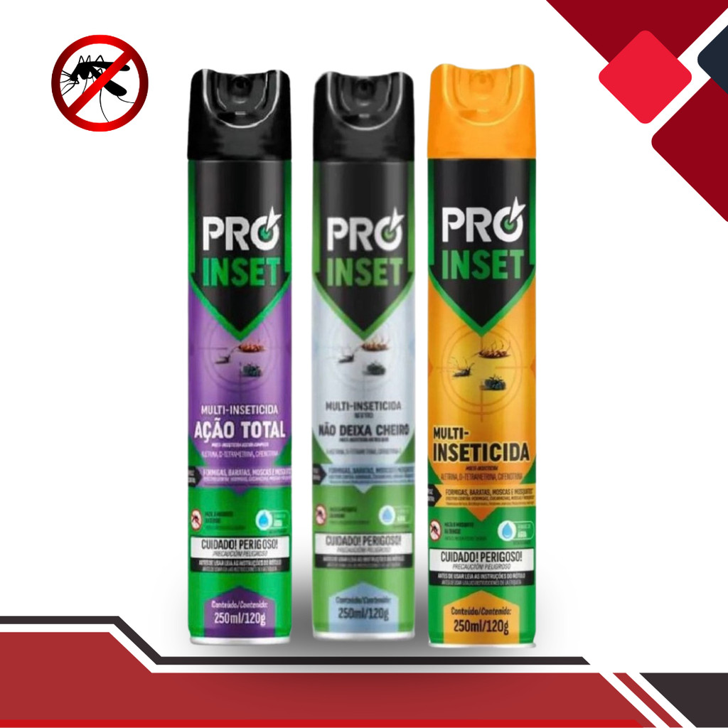 Inseticida Pro Inset Multi-Inseticida 250ml | Shopee Brasil