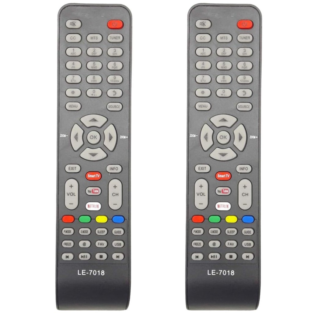 Kit com 2 Controle Compatível com TV Semp TCL RC199E 4700S | Shopee Brasil
