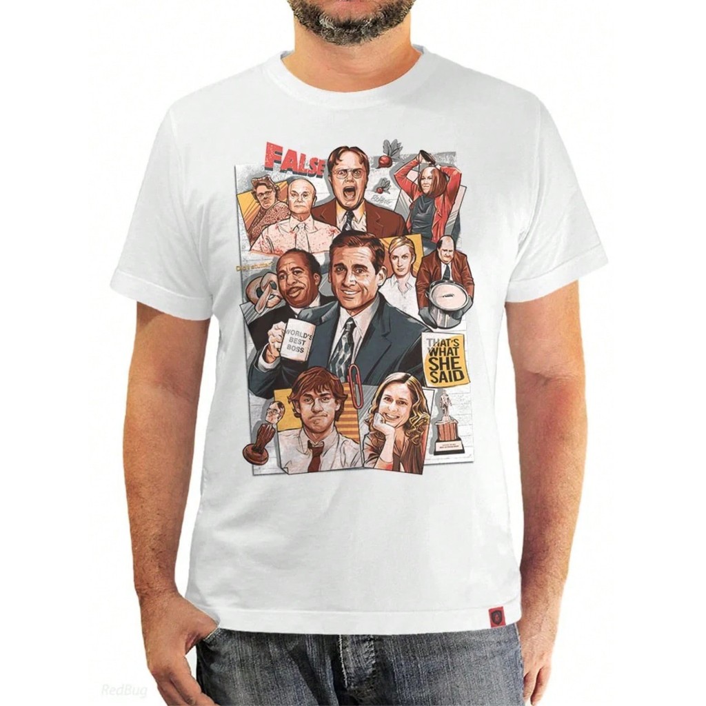Camiseta The Office Série Filme Blusa Camisa Unissex 100% Algodão ...
